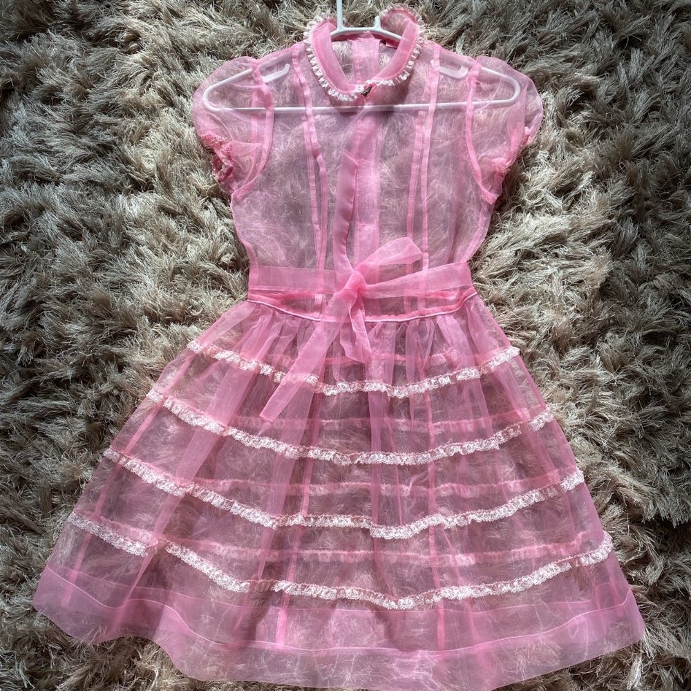 ISO organza s sugarthrillz dolls kill pink dress - Picture 2 of 3